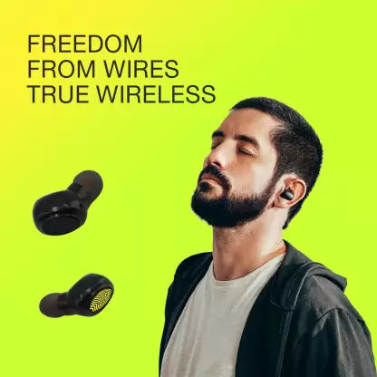 flix by Beetel Breeze 110 Bluetooth Headset (Black, True Wireless) flix by Beetel Breeze 110 Bluetooth Headset (Black, True Wireless)